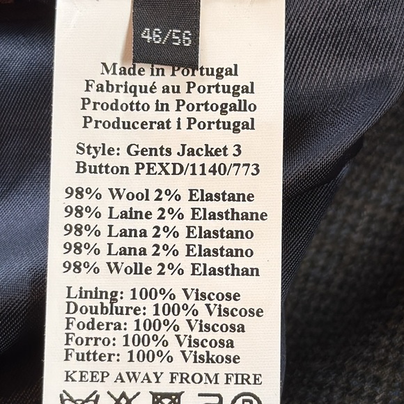 Ps by Paul Smith wool blazer Men's Classic Black Blazer - Picture 10 of 14